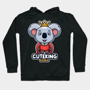 Creatives koala king cartoon Hoodie